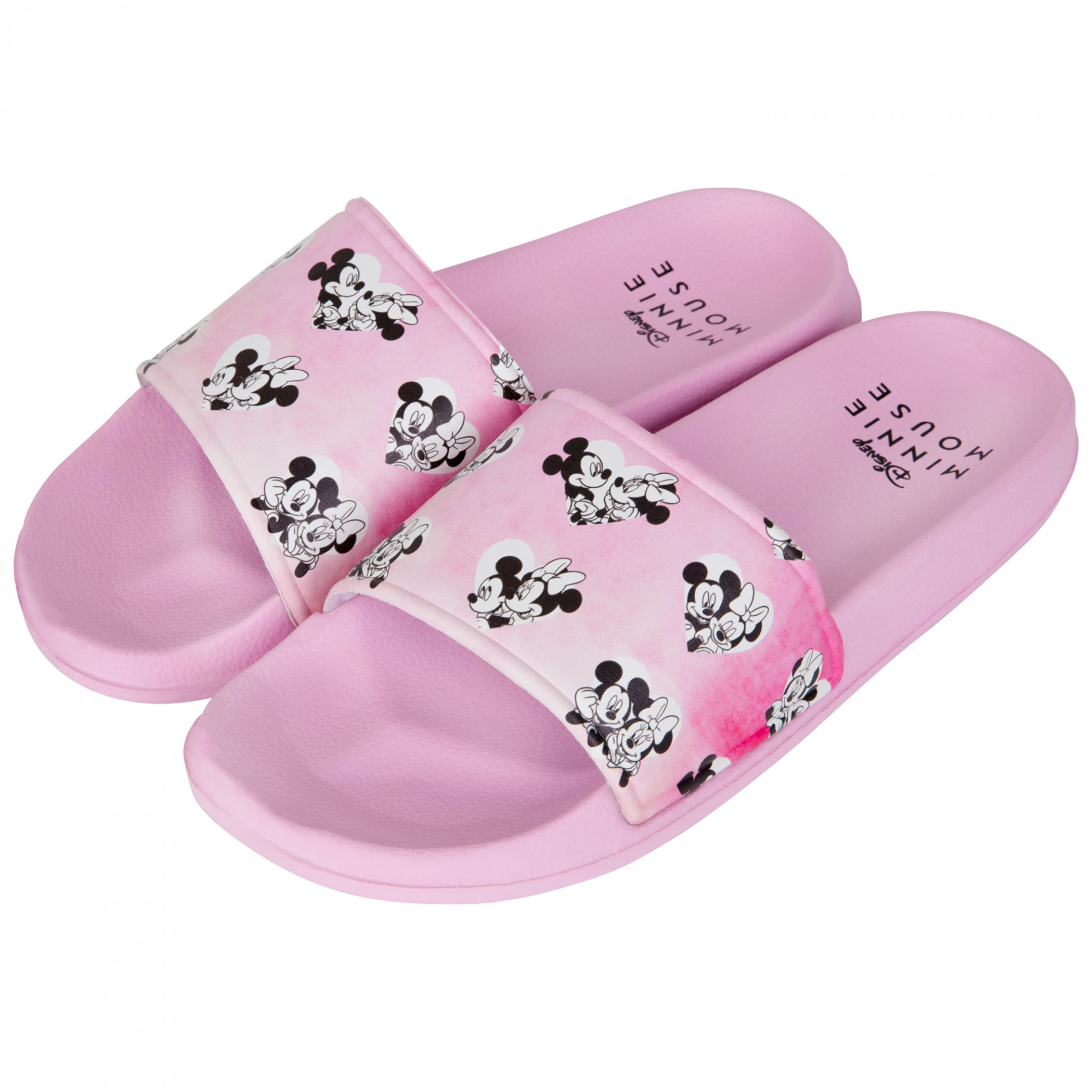 Disney Mickey and Minnie Sweethearts Women's Flip Flop Slides